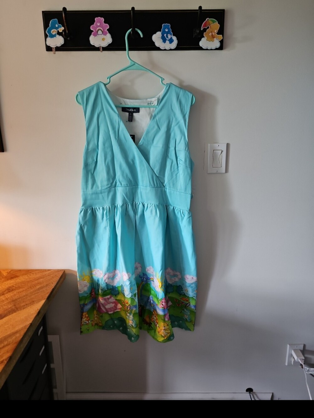 Modcloth Care Bears blue dress XL  NWT